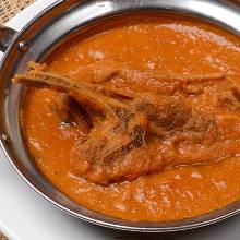 Lamb chop curry