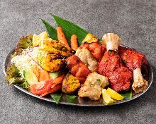 Assorted tandoori platter