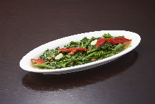 Stir-fried water spinach