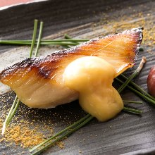 Grilled seasonal fish with Saikyo miso