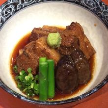 Simmered pork belly