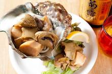 Grilled shellfish