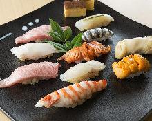 Assorted nigiri sushi