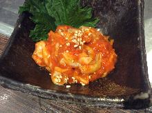 Chanja (Korean spicy marinated cod innards)