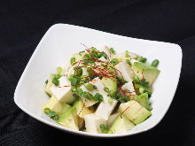 Avocado and tofu salad