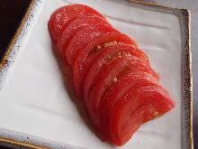 Sliced tomatoes