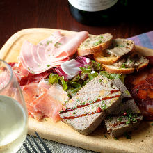 Assorted meat appetizers