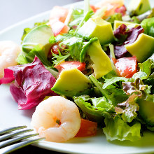 Shrimp and avocado salad