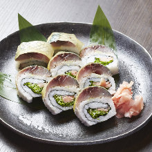 Rod-shaped sushi Rod-shaped sushi