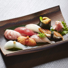 Assorted nigiri sushi