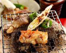 Grilled pufferfish