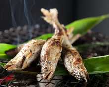 Salted and grilled sweetfish