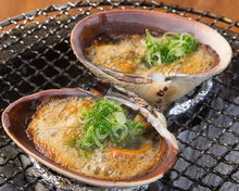 Grilled manila clams with butter