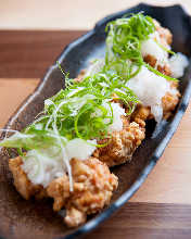 Fried chicken with grated daikon and ponzu