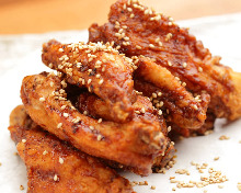 Spicy sesame chicken wings