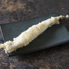 Conger eel tempura