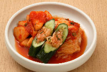 Assorted kimchi