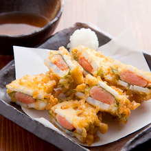 Deep-fried stuffed lotus root