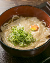 Wheat noodles with Yuba (tofu skin)