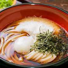 Wheat noodles with egg