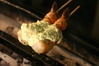 Grilled shrimp skewer