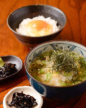 Ochazuke(rice with tea)