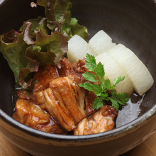 Simmered pork belly