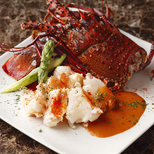 Grilled spiny lobster