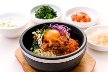 Stone grilled bibimbap