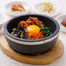 Stone grilled bibimbap