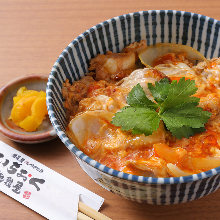 "Oyako" chicken and egg rice bowl