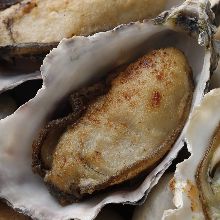 Grilled oysters with butter