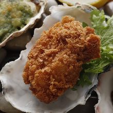 Deep-fried oysters