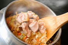 Kamameshi (pot rice)