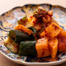 Assorted kimchi, 3 kinds Assorted kimchi, 3 kinds