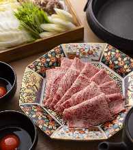 Wagyu beef sukiyaki
