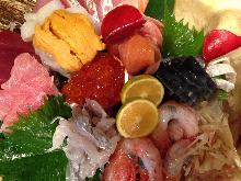 Assorted sashimi, 7 kinds