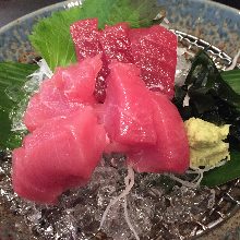 Assorted tuna sashimi