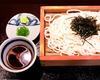 Chilled Udon Noodles served on bamboo tray