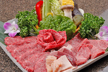 Assorted Wagyu beef