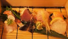 Assorted sashimi, 7 kinds