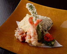 Assorted tempura