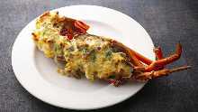 Grilled spiny lobster