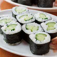 Cucumber sushi rolls