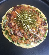 Scallion okonomiyaki