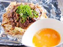 Sukiyaki with yakisoba noodles