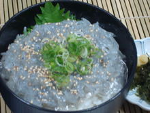Baby sardine rice bowl