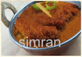 Chicken cutlet curry