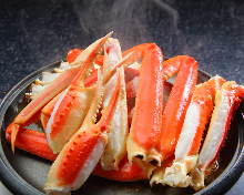 Steamed crab