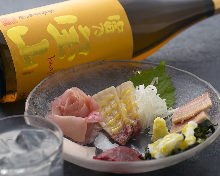 Whale sashimi